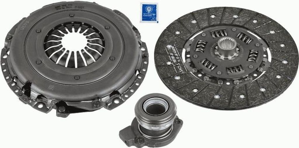 SACHS 3000 990 509 Kupplungssatz OE kompatibel mit Zafira, Insignia, Cascada, Malibu