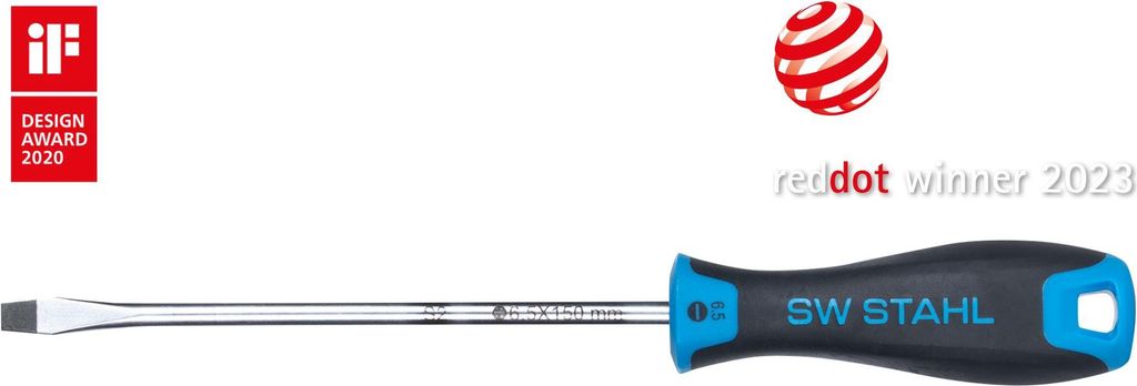 SW-Stahl 32756SB Schraubendreher, Schlitz, 6,5 x 150 mm