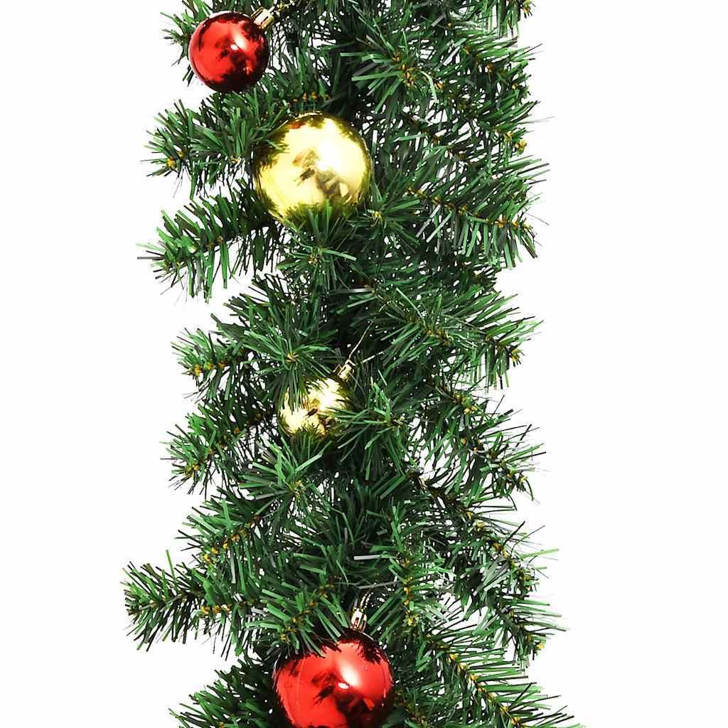 vidaXL Vianočná girlanda s guľôčkami a LED svetlami 5 m Obrázok produktu 3