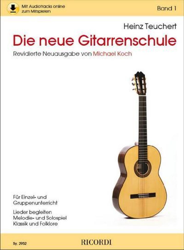 Teuchert, H: neue Gitarrenschule 1/m. CD Immagine del prodotto 