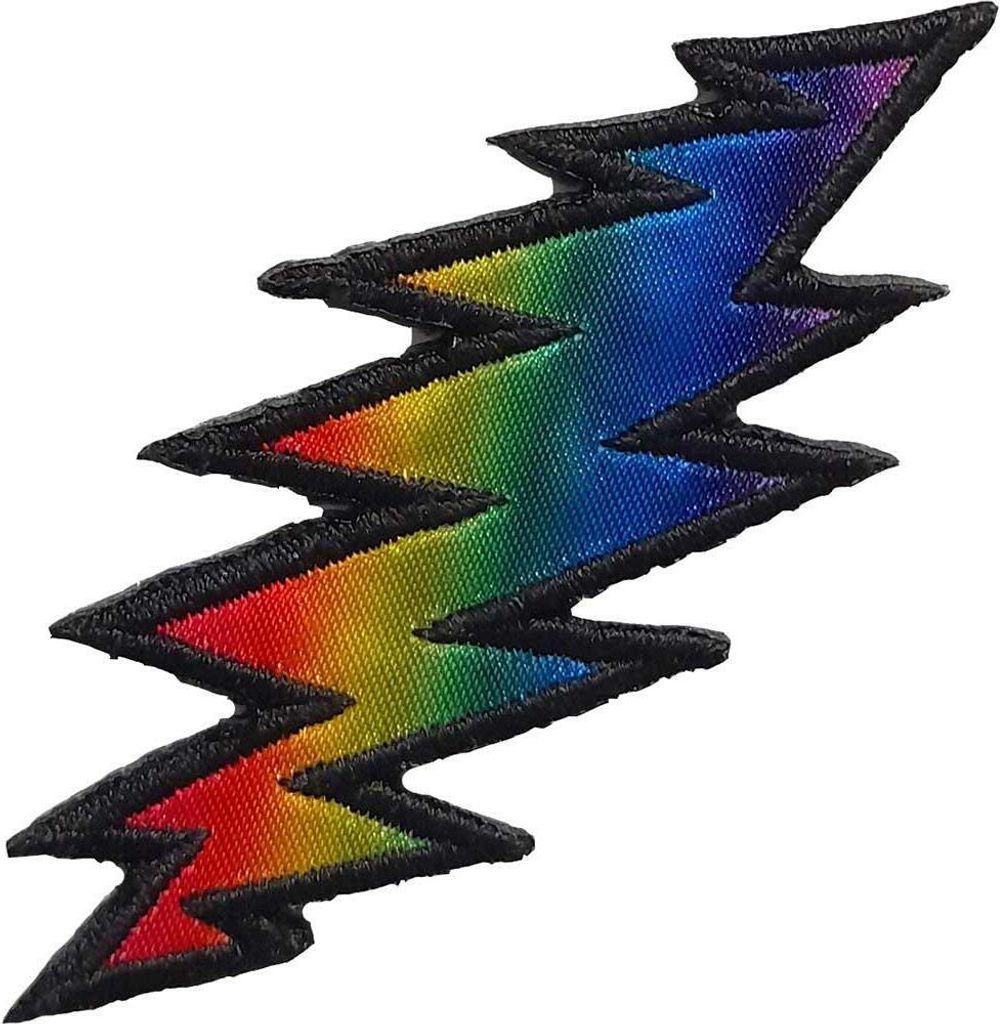 Grateful Dead - Regenbogen - Aufnäher zum Aufbügeln - Baumwolle RO3046 (Einheitsgröße) (Bunt)