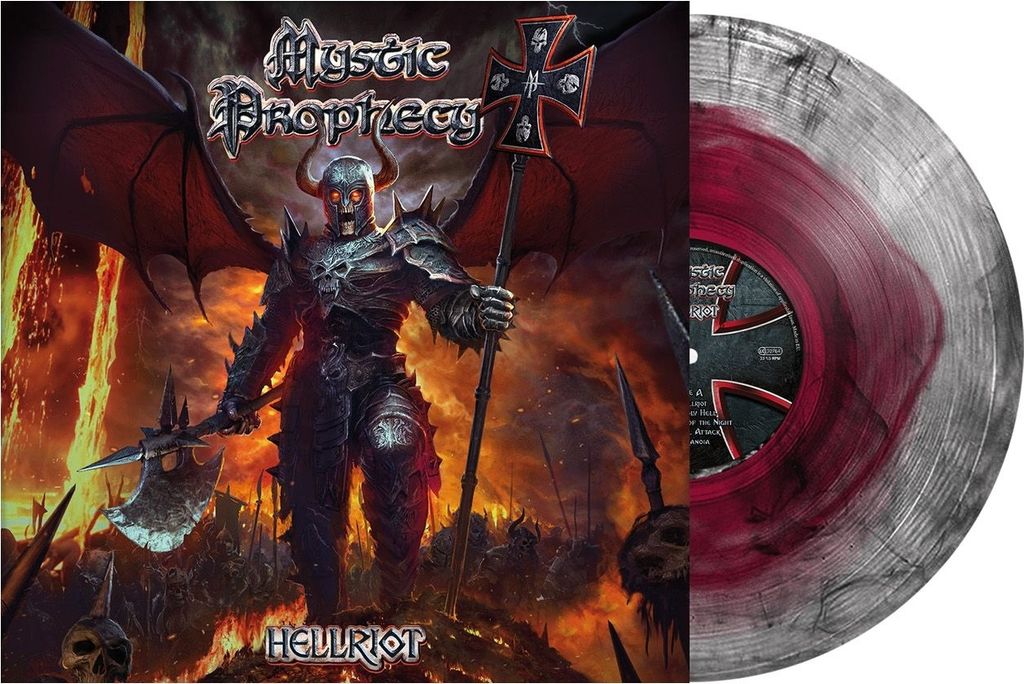 Mystic Prophecy - Hellriot - LP Clear Black Smoke With Red Yolk Vinyl (LTD. 300)