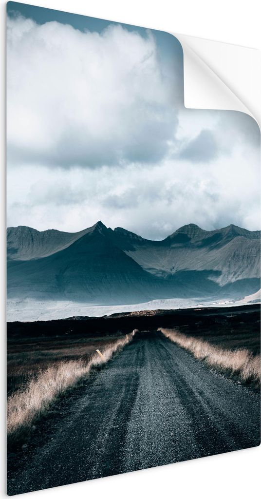 SpaceRebels Bilder Wandsticker 60x90 - Wanddeko Landschaft - Selbstklebende Wandtattoo Wandsticker - Modernes Bild auf PVC-Folie - Wandbild Wohnzim...