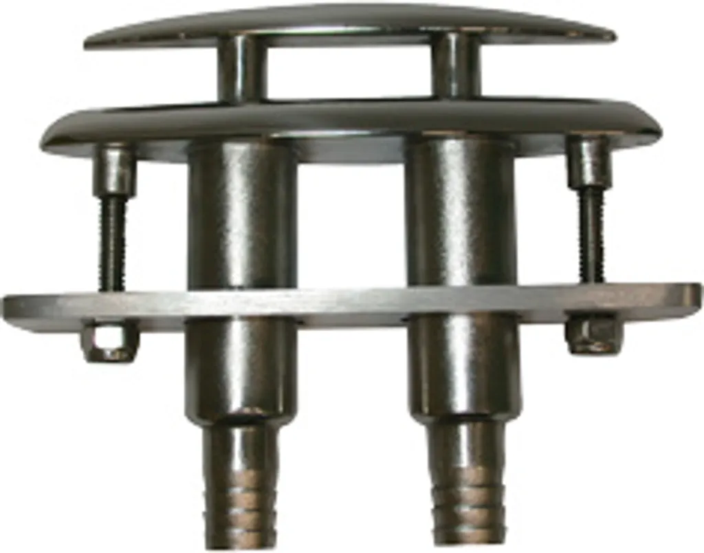 Taquet d'Amarrage Escamotable Allpa Niro avec Kit de Drainage Intégré