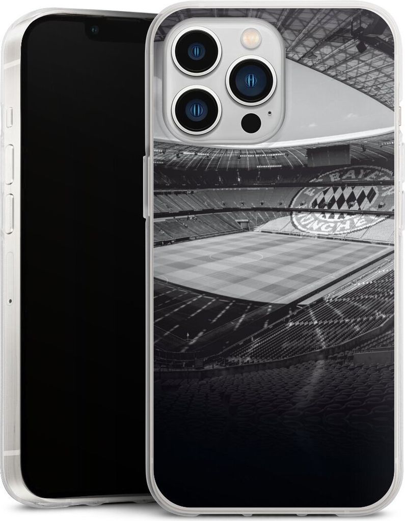 DeinDesign Handyhülle für Apple iPhone 13 Pro Silikon Hülle Case Smartphone Schutzhülle FC Bayern München FCB Stadion
