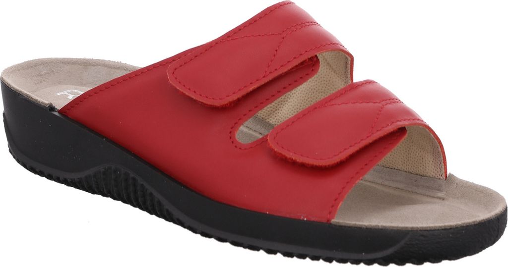 Rohde muli da donna in pelle larghezza F 1/2 comodo tacco a Immagine del prodotto 