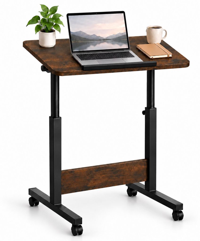 Relaxdays, mesa para portátil con altura ajustable (67-90 Imagen del producto  Imagen generada por IA
