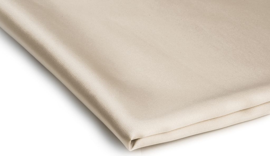 Tenký satén se Elastanem světle béžová 50 x 150 cm Obrázek produktu 