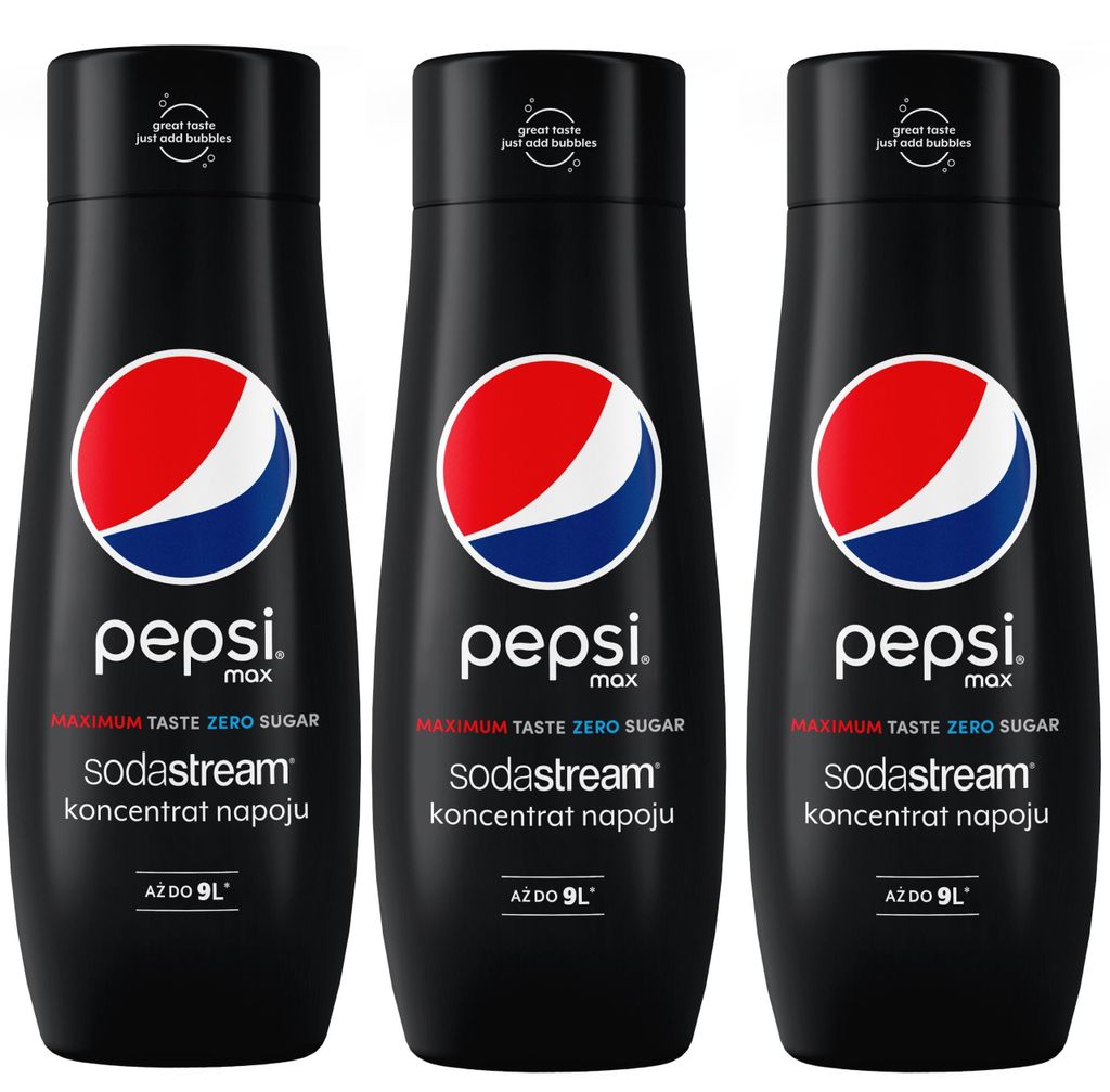 3er Set SodaStream Konzentrate 3x Pepsi MAX