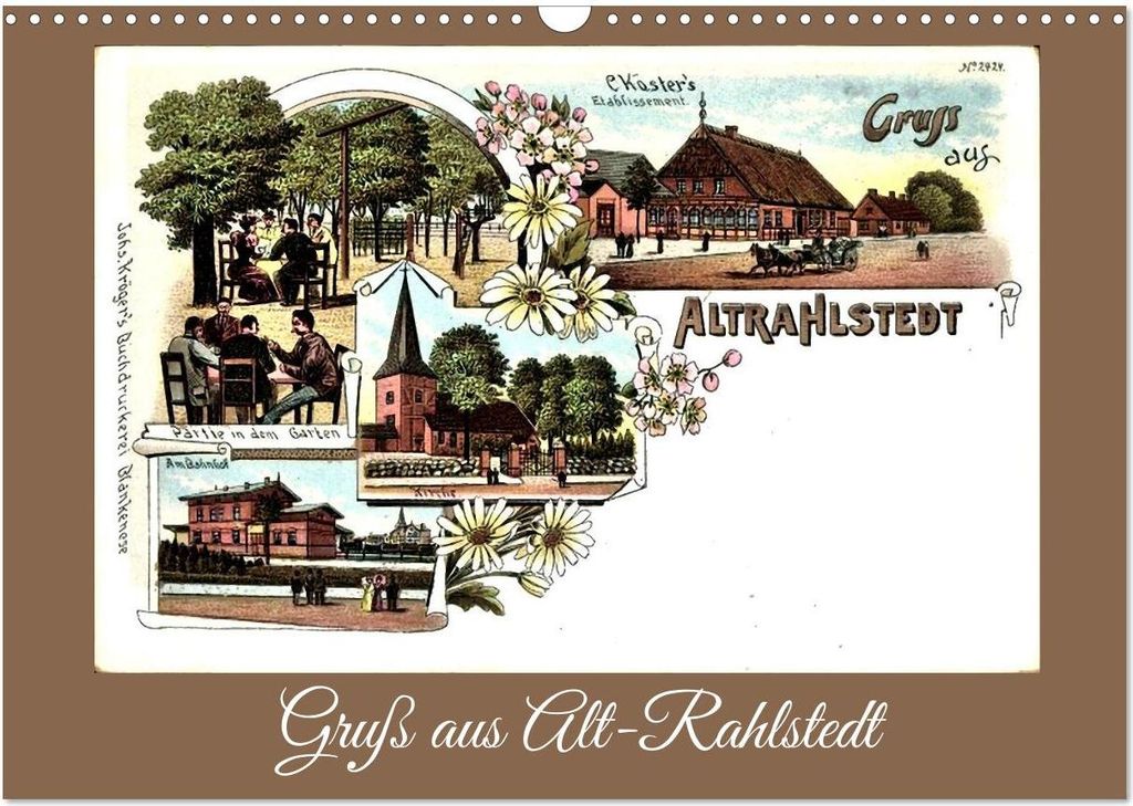 Gruß aus Alt-Rahlstedt (Wandkalender 2026 DIN A3 quer), CALVENDO Monatskalender