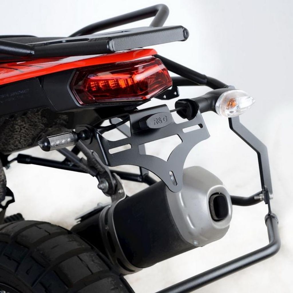R&G Racing LP0293BK Kennzeichenhalter YAMAHA Tenere 700 für Motorräder mit Seitenkofferhalter 340202