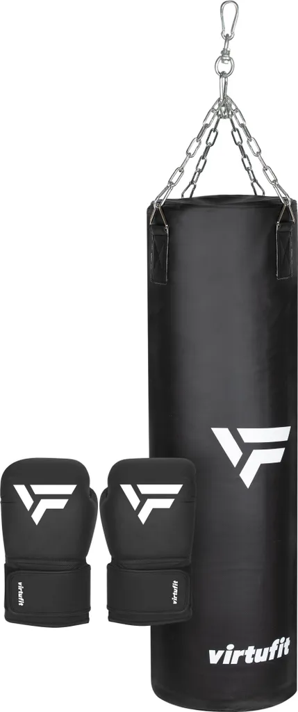 Sac de frappe avec gants de boxe VirtuFit 25 kg pour sport de combat
