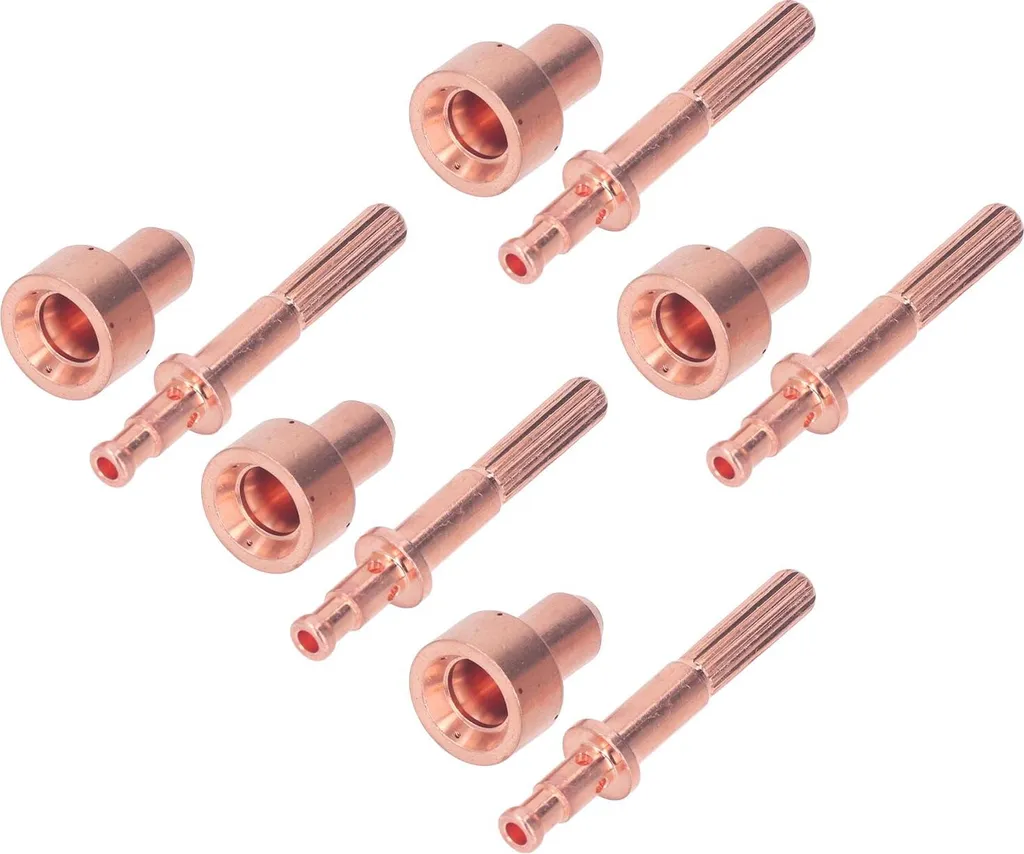 Kit 10 Consommables Plasma MC60 MC100 en Laiton, Électrode et Buse Pro - 7