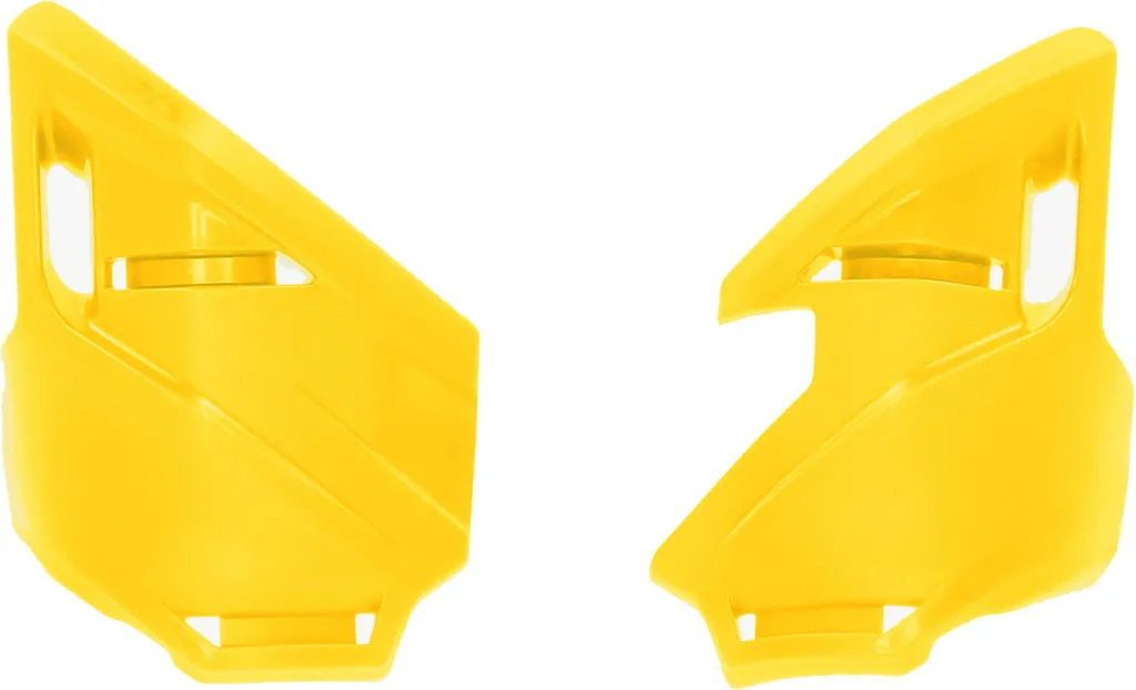 Protections fourche Acerbis jaunes résistantes et flexibles en plastique