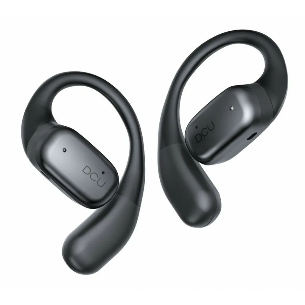 Casque DCU OWS Noir Open Ear - Dites Adieu aux Douleurs d'Écouteurs In-Ear