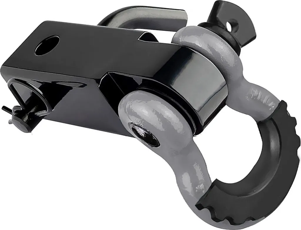 Récepteur d'attelage anti-vibration et anti-bruit pour remorquage offroad