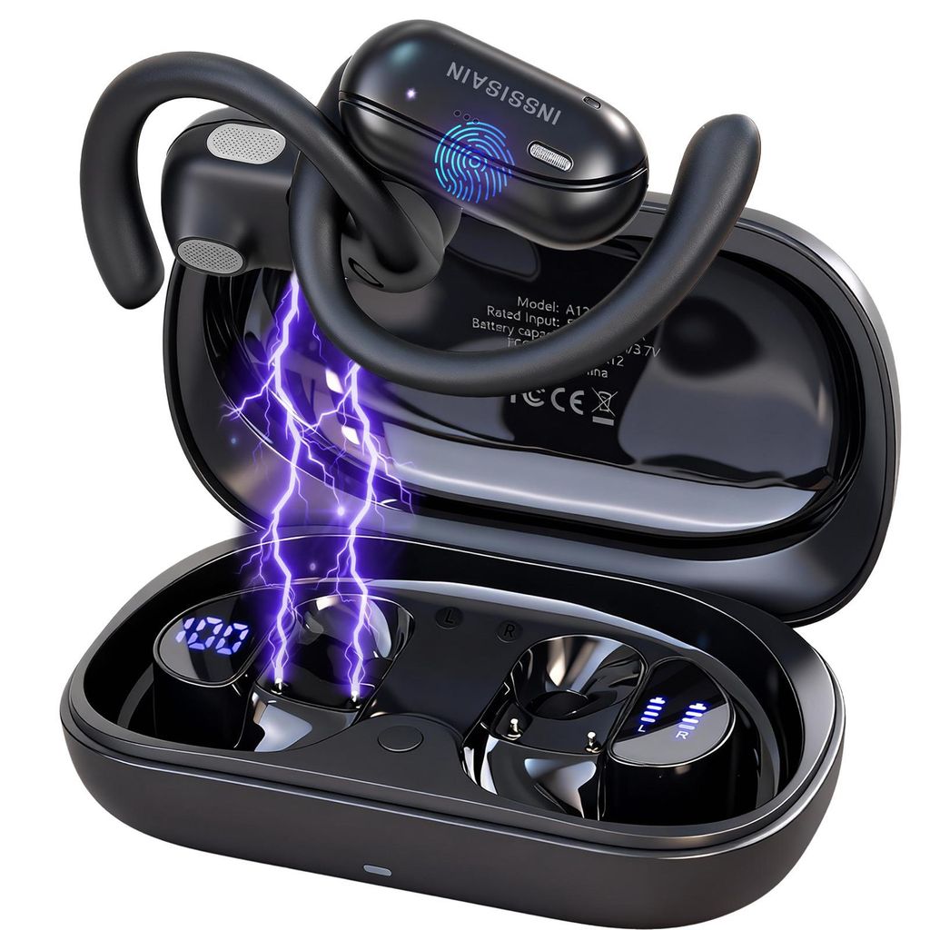 Übersetzer Kopfhörer, KI Translator Earbuds mit APP, 144 Sprachen In-Ear-Kopfhörer 600 mAh