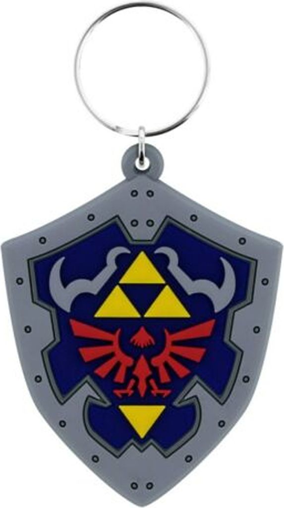 The Legend Of Zelda - Hylian Shield Schlüsselanhänger PM270 (Einheitsgröße) (Blau/Grau)