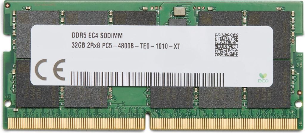 HP 6D8T4AA, 32 GB, 1 x 32 GB, DDR5, 4800 MHz, 262-pin SO-DIMM