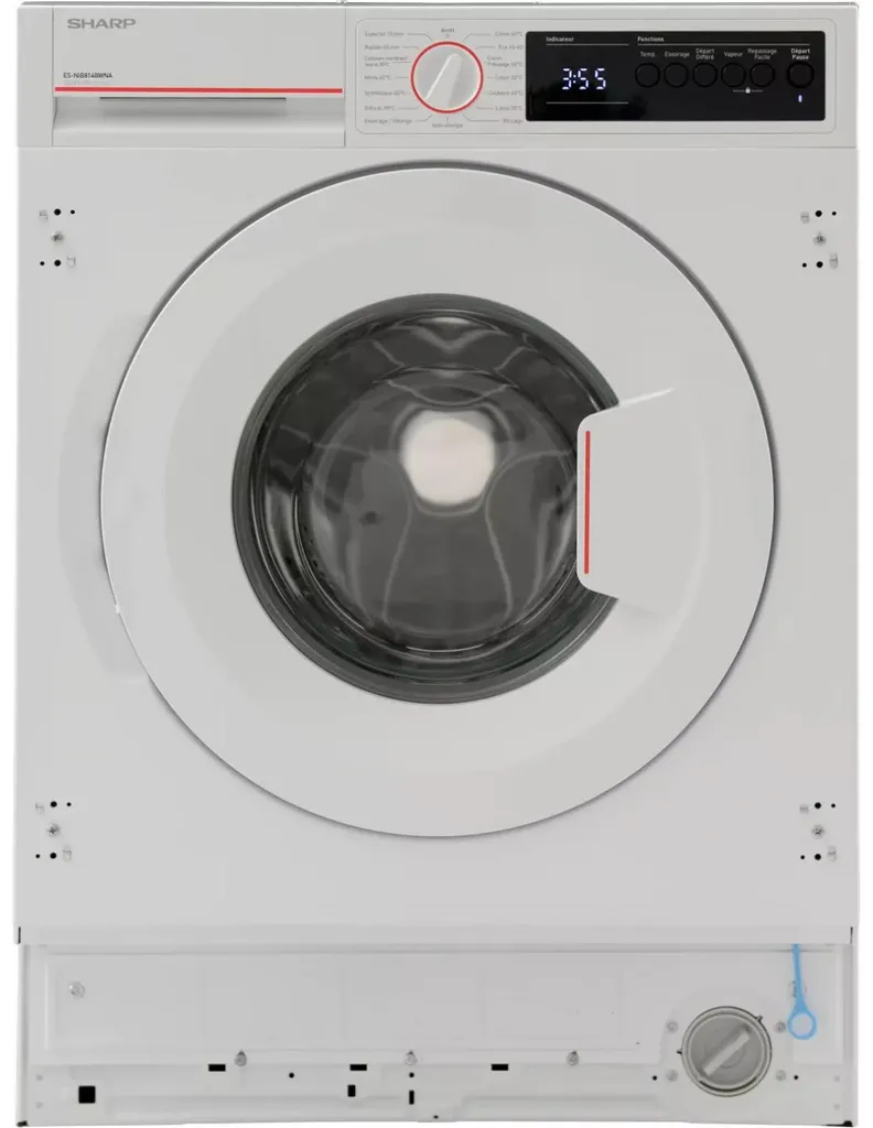 Machine à laver Sharp 8kg 1400t ES-NFB814CWA-FR Moteur Inverter Direct Drive