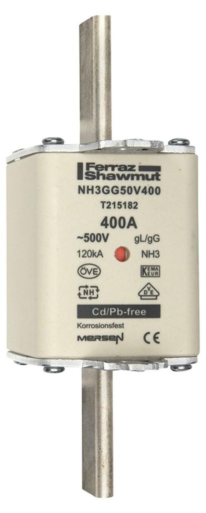 Mersen 1B383.000000 NH3 400A gG 500V NH-Sicherung sfü spannungsführend