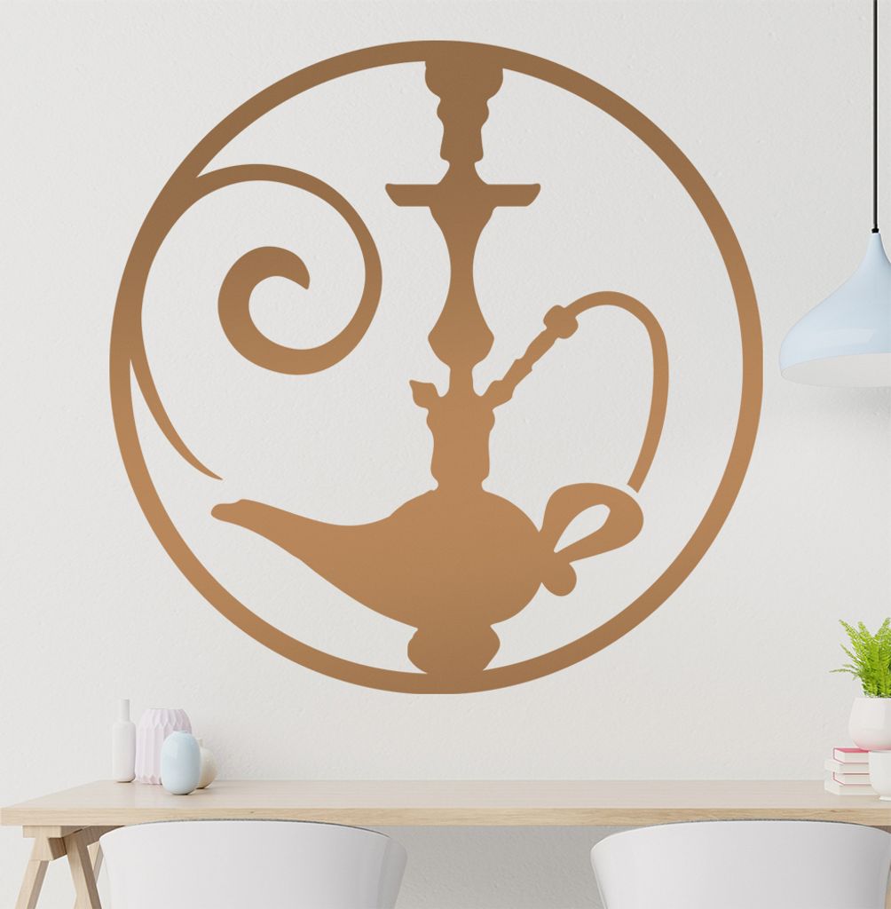 Wunderlampe Wandtattoo in 6 Größen - Wandaufkleber Wall Sticker - Dekoration, Küche, Wohnzimmer, Schlafzimmer, Badezimmer