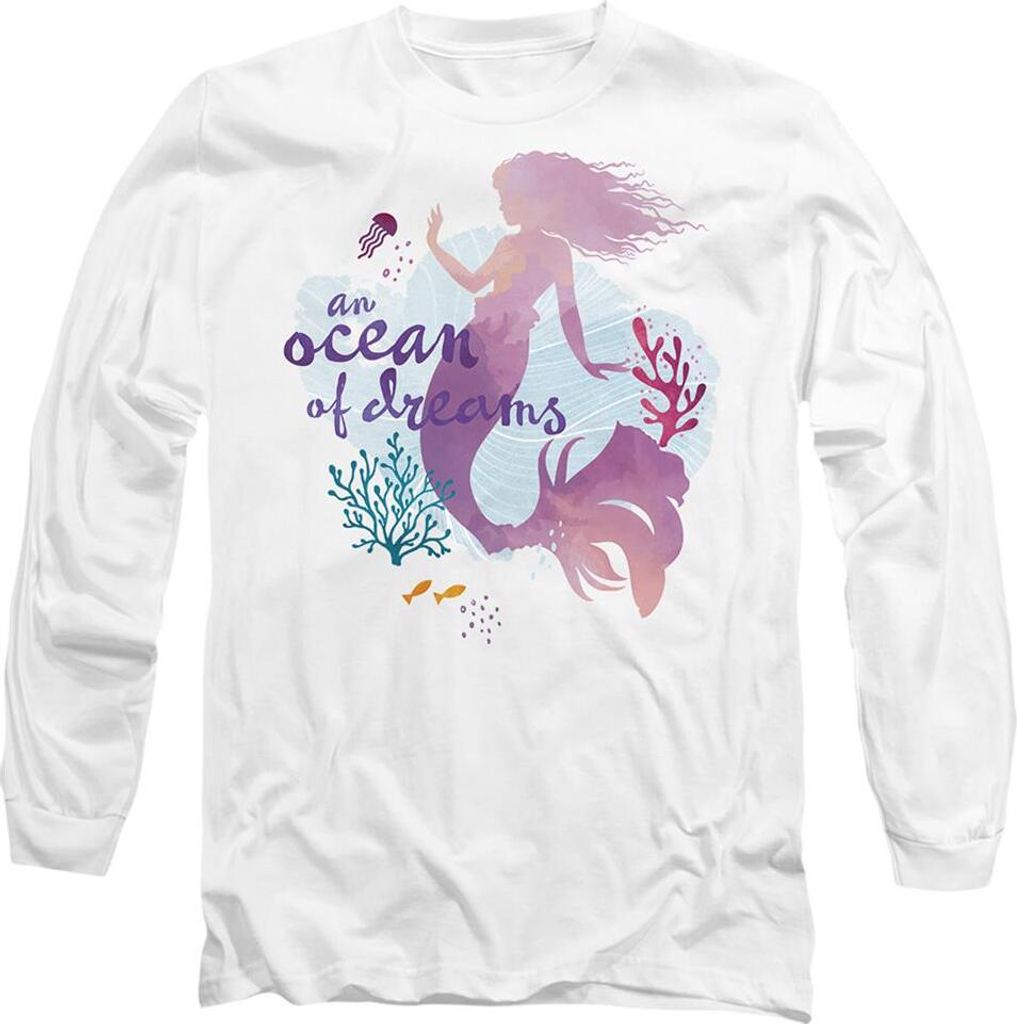 The Little Mermaid - "Ocean Of Dreams" T-Shirt für Herren/Damen Uni TV14758 (L) (Weiß)