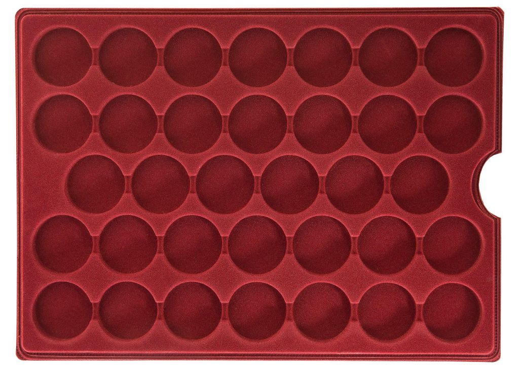 MC.Sammler Münztableau für 34 Münzen - 38mm Ø