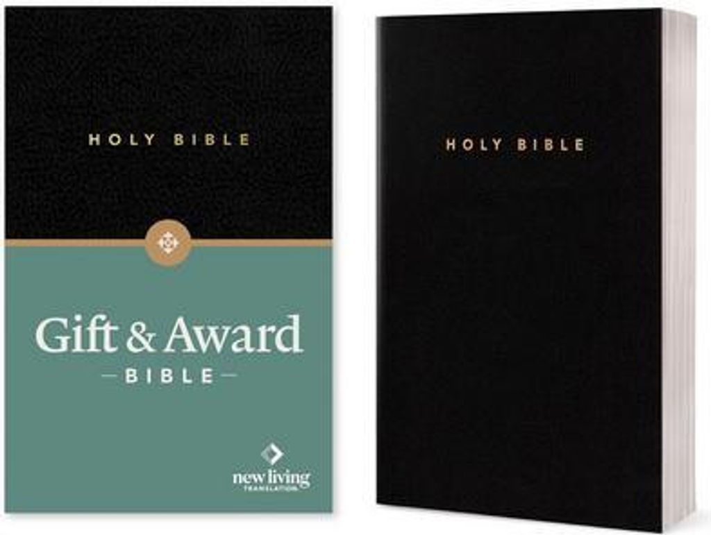 Nlt Gift & Award Bible Black – Lingua: Inglese