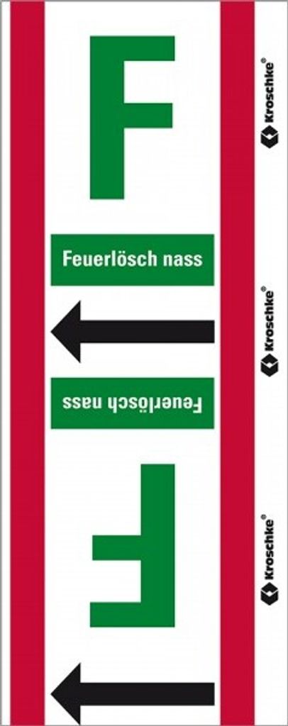 Dreifke Rohrleitungsband F Feuerlösch nass, praxisbewährt, Ø>50mm, 104mm, 33...