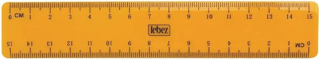 Stock Lebez 81072 Barattolo 36 Righelli Plastica 15cm Colori Assortiti