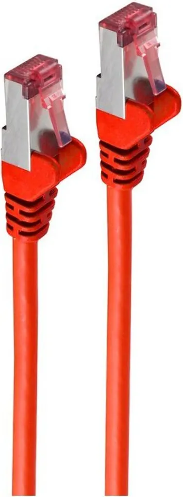 Cavo Patch Cat6A S/FTP PIMF Rosso 1m | 10Gbps LSZH per Server Professionale