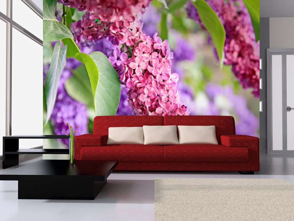 Vlies Fototapete 350x256 cm Tapeten Wandtapete XXL Blumen Foto b-A-0005-a-d