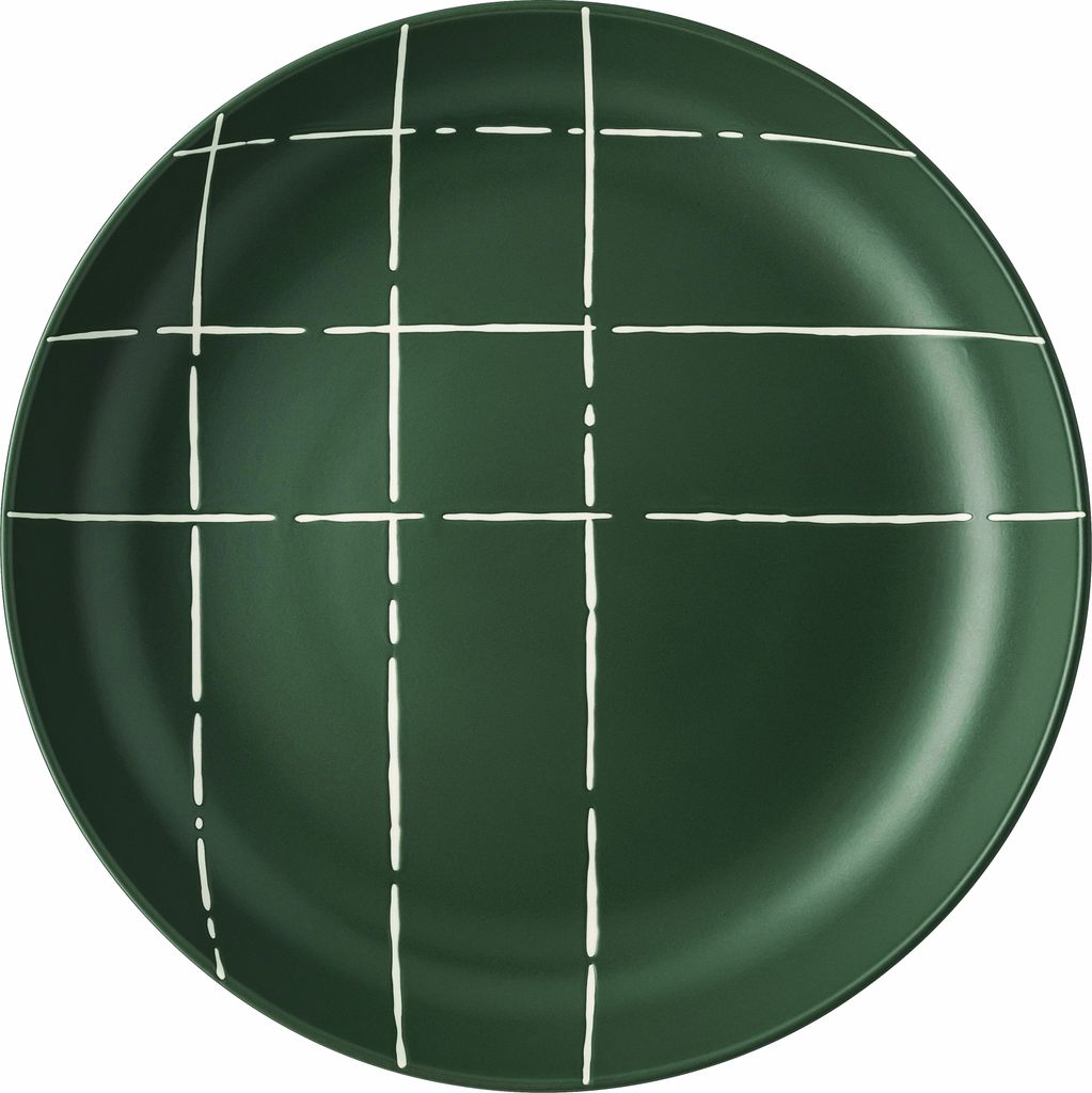 Thomas Teller tief 23 cm Karo dark 11910-402002-10353