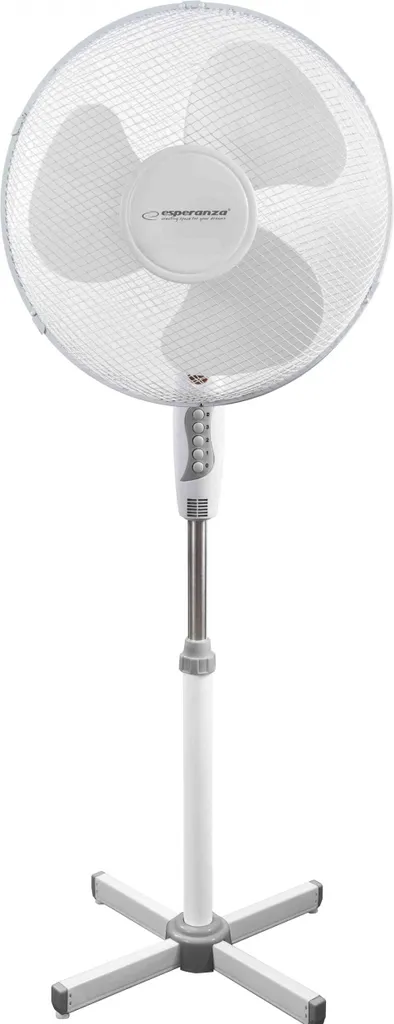 Ventilateur blanc 40 cm silencieux contre la chaleur dans la maison