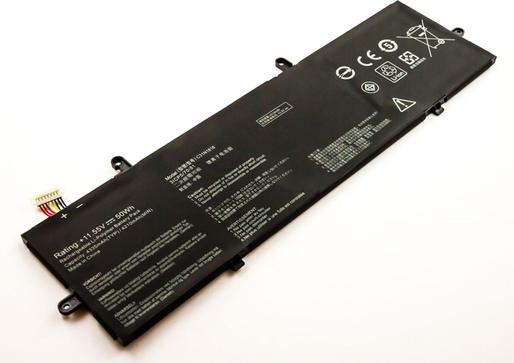 Akku für Asus ZenBook Flip 13 UX362FA-E Li-Pol 11,55 Volt 4250 mAh schwarz.