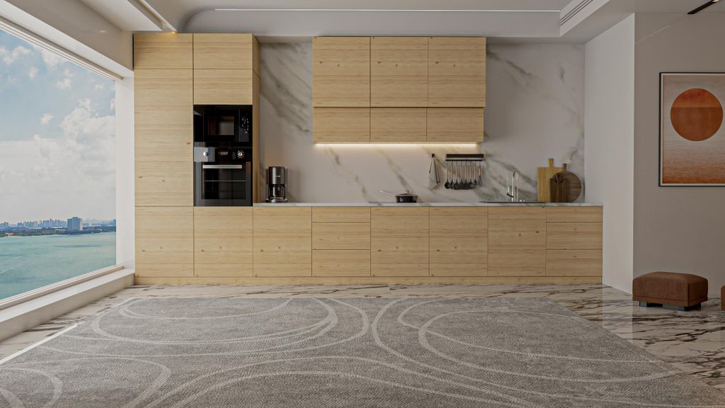 Küchenzeile – Küchenblock – Einbauküche – Singleküche – 480 cm VELORA – KU-S55 – Artisan Eiche – Ohne Arbeitsplatte & Elektrogeräte
