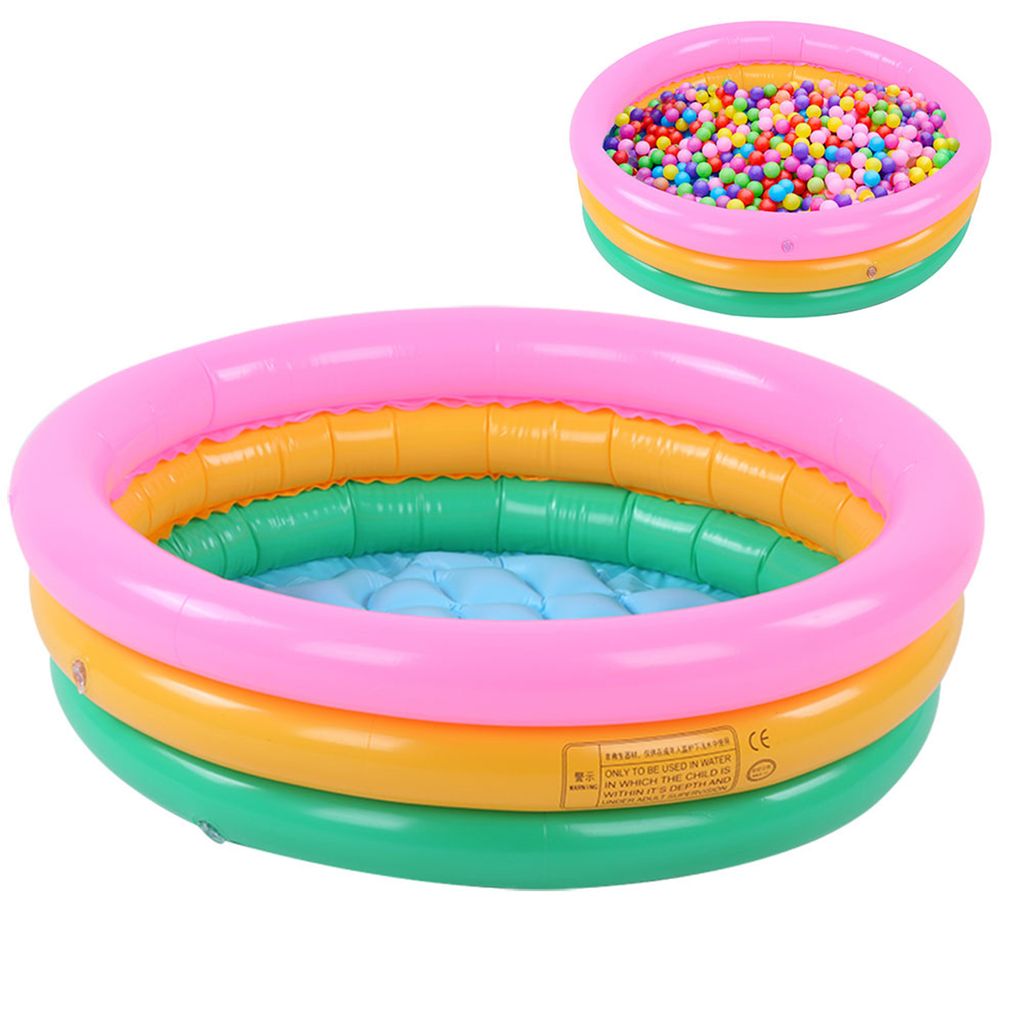 Kinder weiches aufblasbares Schwimmbad Kinder Junge runde Form helle Farbe Baby-Becken Pools
