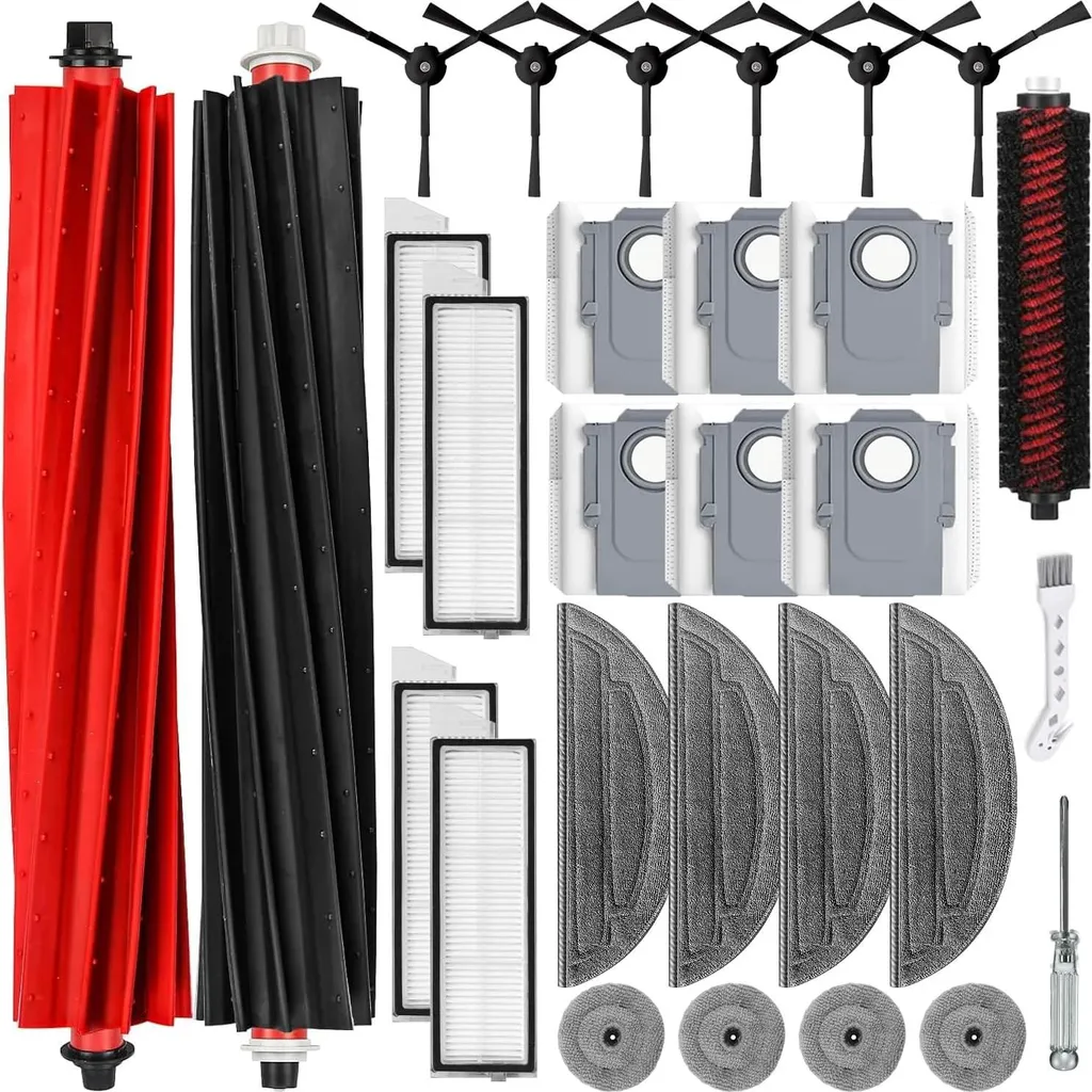 Kit d'accessoires pour Roborock S8 MaxV Ultra et S8 Max Ultra - 16 pièces