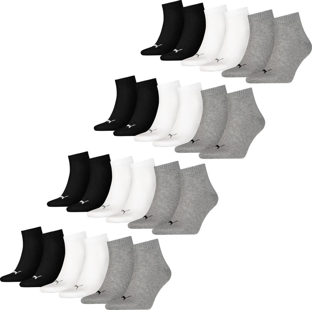12 Paar PUMA Uni Quarter Socken Produktbild 