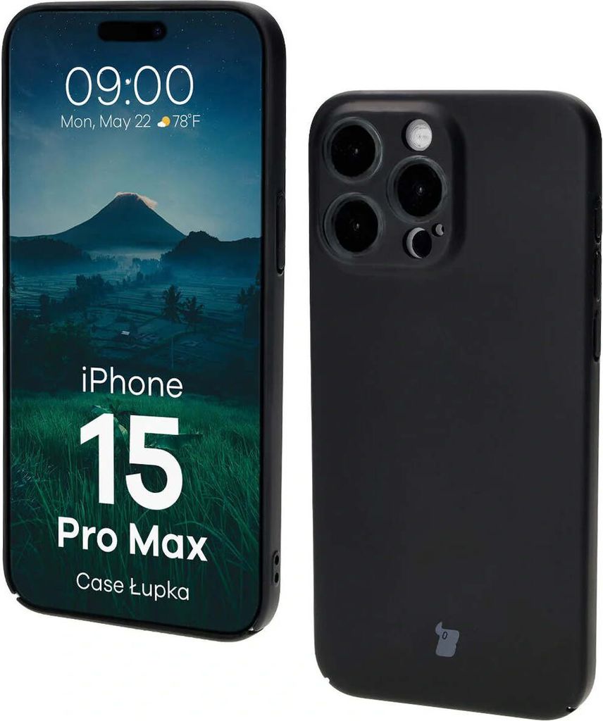 Bizon Case Lupka Apple iPhone 15 Pro Max schwarz