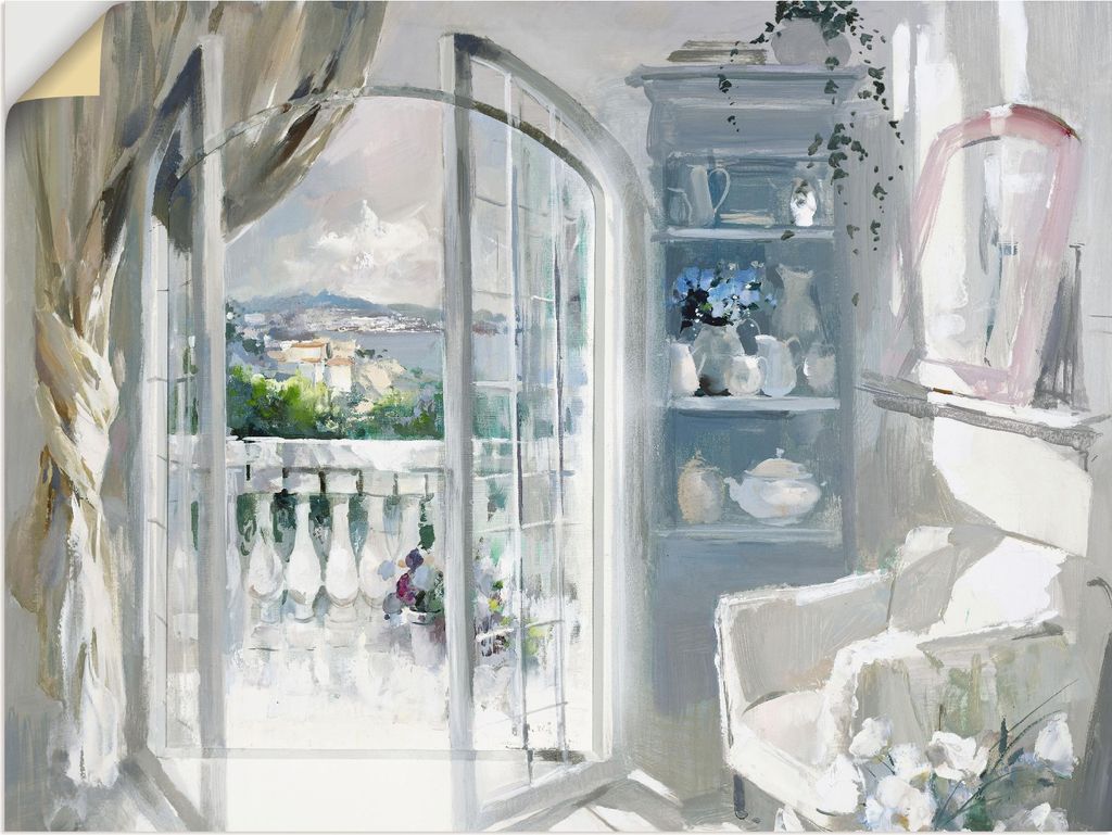 ARTland Wandbild, selbstklebend Sonniger Raum Größe: 120x90 cm