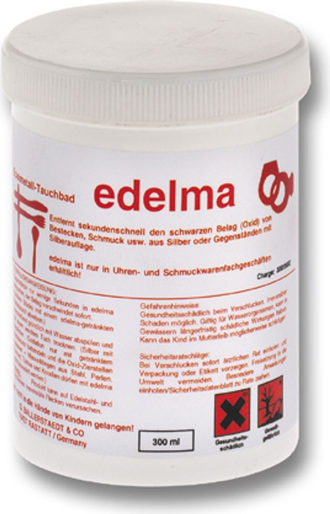 A white plastic container with a white lid, labeled with product information.