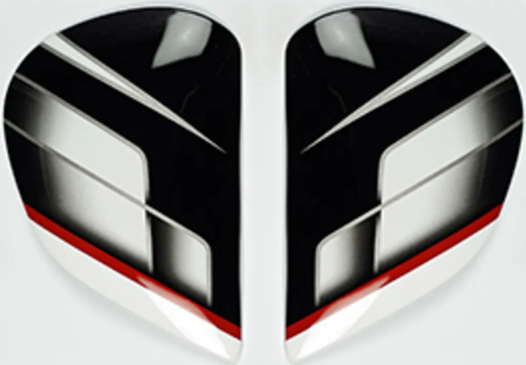 Plaques Latérales Casque Arai Saj Urban Black Kit Fixation Visière