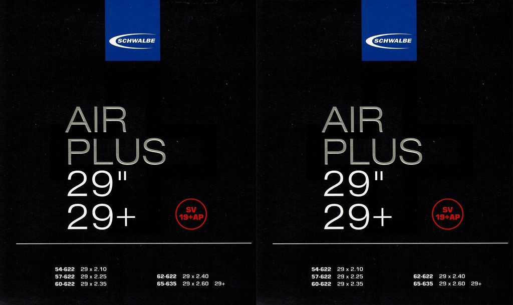 Schwalbe Air Plus, Presta-Ventil, 29", 54 - 65 mm, 4 cm, Produktbild 