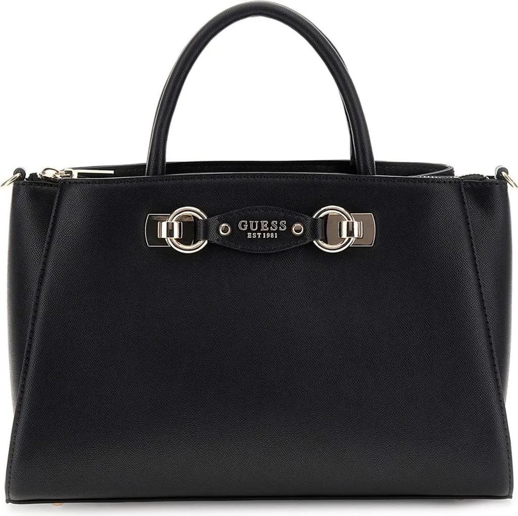 Sac de Ville Guess Mimina Noir - Idéal pour le Travail et le Bureau