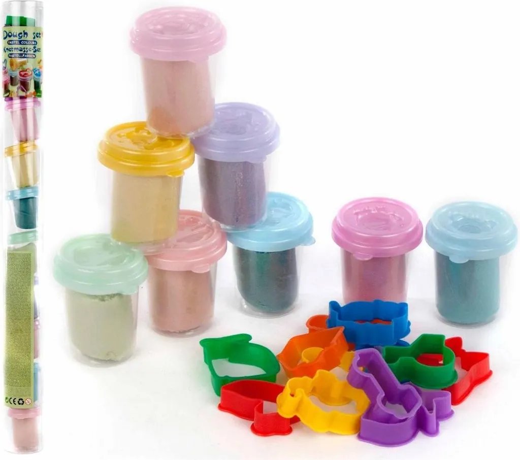 Pâte à modeler EDCO activité manuelle enfant avec 8 couleurs