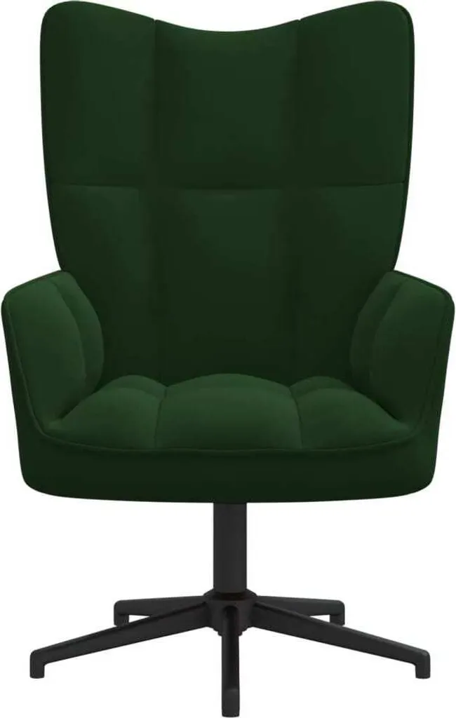 Offerta Poltrona Relax Velluto Verde vidaXL - Qualità e Prezzo - 9