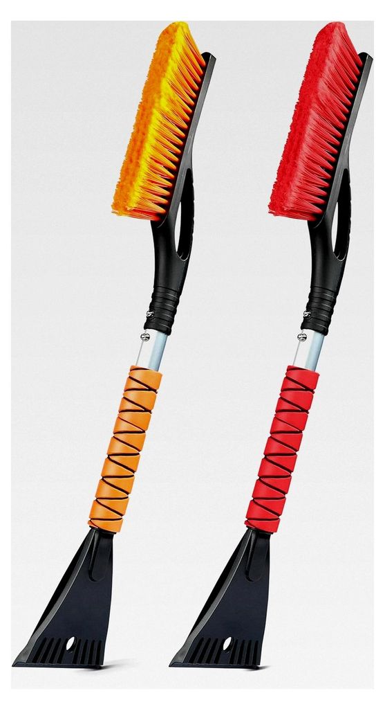 Schneebesen für das Auto, Orange, 2 Stück