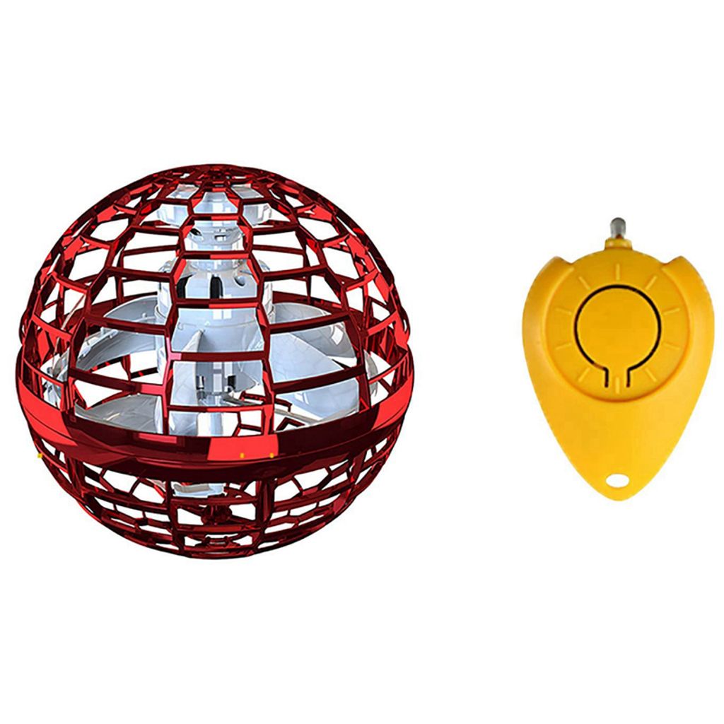 Hover Flying Ball Fliegender Ball,Flying Orb Ball,Flynova Pro Flying Orb Spielzeug,Magische Spinnerin Ball mit RGB Lichtr PRO Flying Orb Mini Drone Fliegender Ball Spinner UFO 3 Stück - 3 Farben